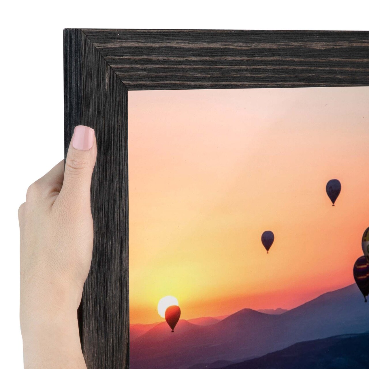 ArtToFrames 8x8 Inch Picture Frame, This 1.75 Inch Custom Wood Poster Frame is Available in Multiple Colors, Great for Your Art or Photos - Comes with Regular Glass and Corrugated Backing (A27DW)